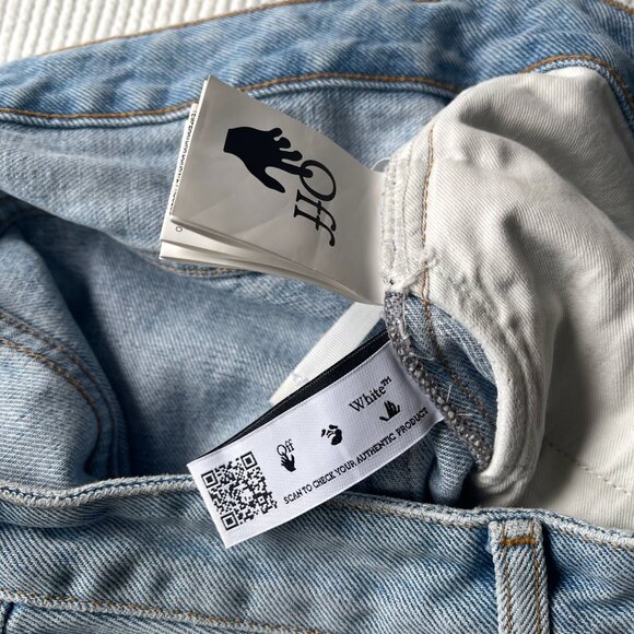 Off-White Painted Toybox Extralong Cargo Jeans - Picture 12 of 13